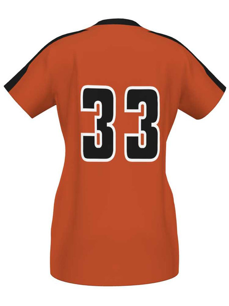 Control Series Premium "Heat" Custom Sublimated V Neck Softball Jersey Premium Softball Vnecks All Sports Uniforms
