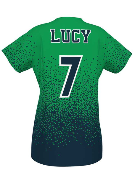 Control Series Premium "Dugout" Custom Sublimated V Neck Softball Jersey Premium Softball Vnecks All Sports Uniforms