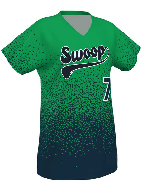 Control Series Premium "Dugout" Custom Sublimated V Neck Softball Jersey Premium Softball Vnecks All Sports Uniforms