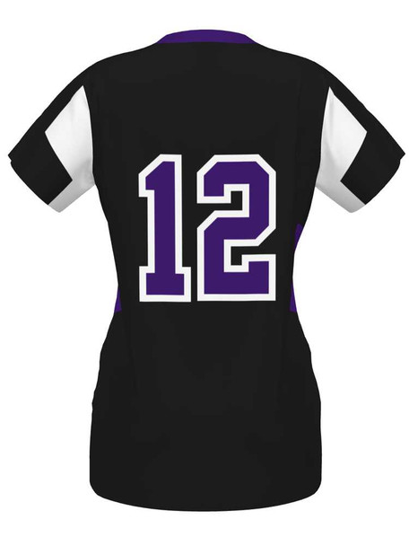 Control Series Premium "Storm" Custom Sublimated V Neck Softball Jersey Premium Softball Vnecks All Sports Uniforms