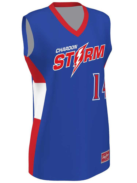 Control Series Premium "Riptide" Custom Sublimated Sleeveless V Neck Softball Jersey Vneck /Crew All Sports Uniforms