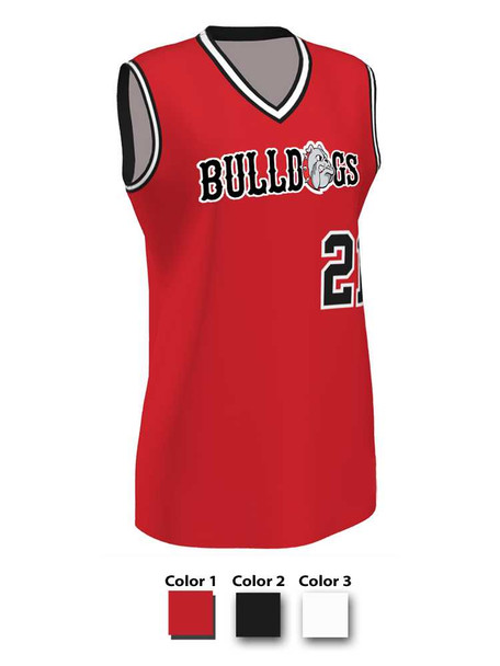 Control Series Premium "Rebel" Custom Sublimated Sleeveless V Neck Softball Jersey Vneck /Crew All Sports Uniforms