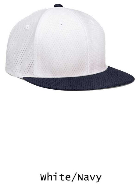 Embroidered Two-Tone Air Jersey Performance Baseball Cap - Package Product Baseball Package Products All Sports Uniforms