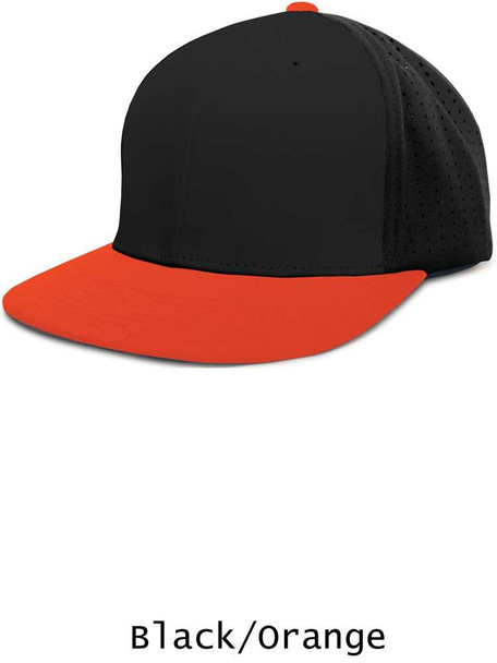 Embroidered Two-Tone Perforated F3 Performance Flexfit Baseball Cap - Package Product Baseball Package Products All Sports Uniforms