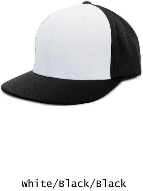 Embroidered Two-Tone Perforated F3 Performance Flexfit Baseball Cap - Package Product Baseball Package Products All Sports Uniforms