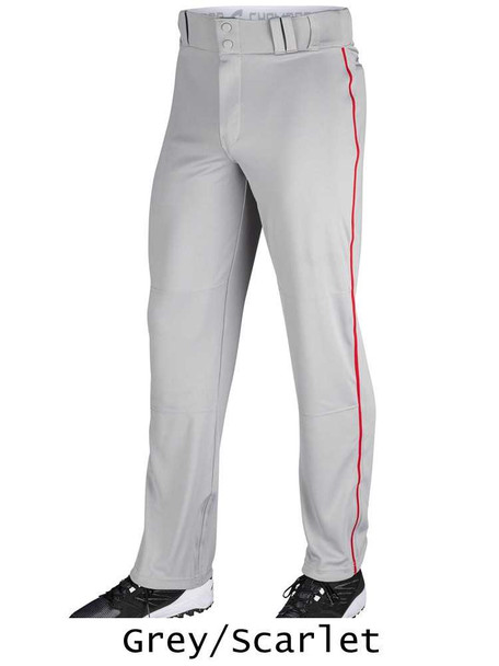 14 oz Tailored Fit "Triple Crown 2.0" Open Bottom Baseball Pants with Adjustable Inseam & Piping - Package Product Baseball Package Products All Sports Uniforms