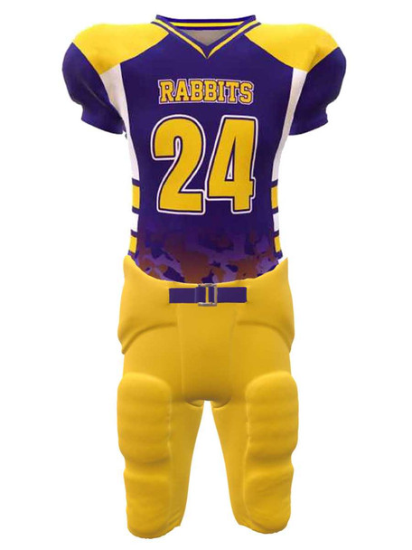 Control Series - "Rabbit" Custom Sublimated Football Set Football Sets All Sports Uniforms