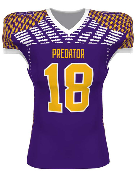 Control Series - "Predator" Custom Sublimated Football Jersey Football Jerseys All Sports Uniforms