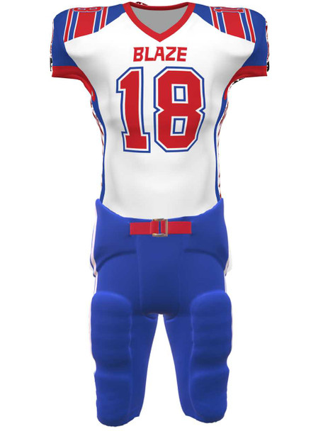 Control Series - "Blaze" Custom Sublimated Football Set Football Sets All Sports Uniforms