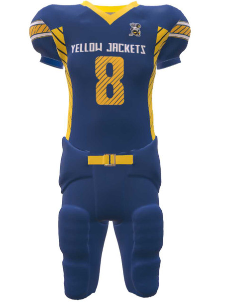 Control Series - "Stinger" Custom Sublimated Football Set Football Sets All Sports Uniforms