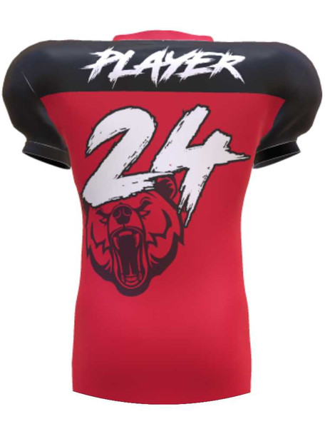 Control Series - "Bear" Custom Sublimated Football Jersey Football Jerseys All Sports Uniforms