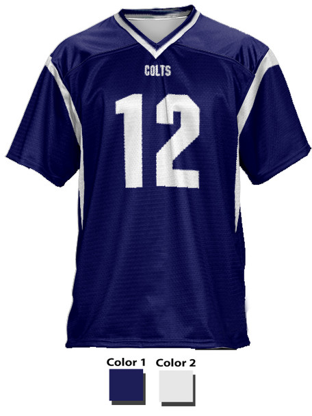 Saver Series - Girls "Double Coverage" Custom Sublimated Flag Football Jersey
