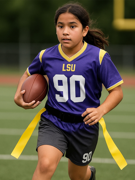 Saver Series - Girls "Grinder" Custom Sublimated Flag Football Jersey