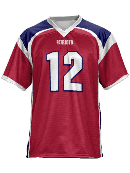 Saver Series - Girls "Red Zone" Custom Sublimated Flag Football Jersey
