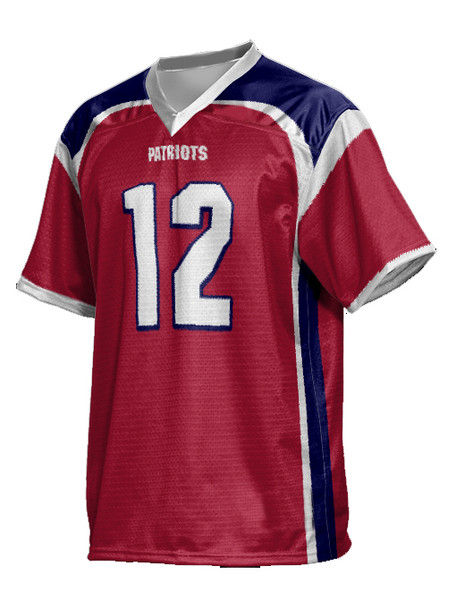 Saver Series - Girls "Red Zone" Custom Sublimated Flag Football Jersey