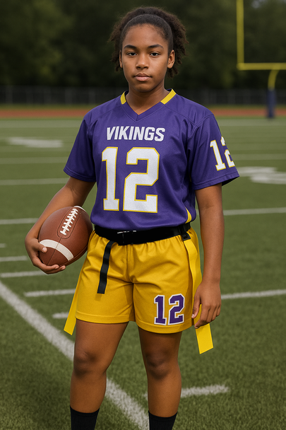 Saver Series - Girls "Cut Back" Custom Sublimated Flag Football Set