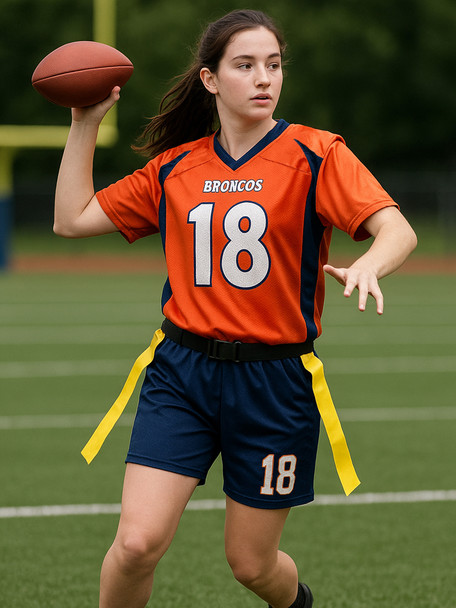 Saver Series - Girls "Wild Horse" Custom Sublimated Flag Football Set