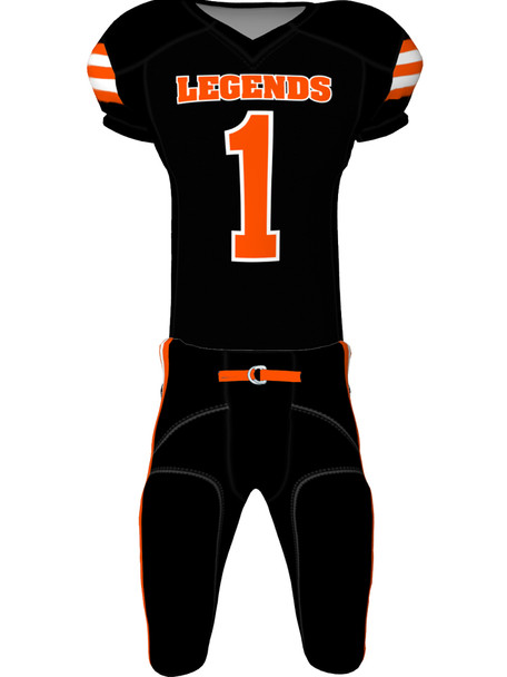 Quick Ship - "West Coast" Custom Sublimated Football Set