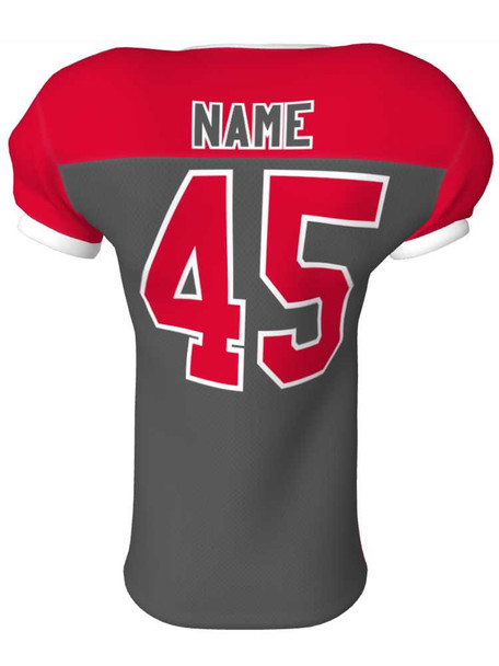 Quick Ship - "Hike" 4 Way Stretch Pro Fabric Custom Sublimated Football Jersey Quick Ship Football Jerseys All Sports Uniforms