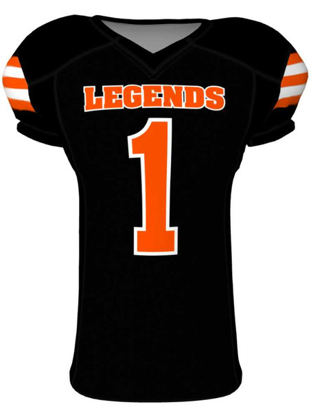 Quick Ship - "West Coast" 4 Way Stretch Pro Fabric Custom Sublimated Football Jersey Quick Ship Football Jerseys All Sports Uniforms