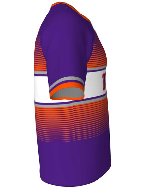 Quick Ship - "Line Drive" Custom Sublimated 2 Button Baseball Jersey Quick Ship Jerseys - 5 Days All Sports Uniforms