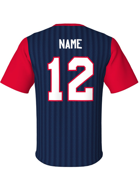 Quick Ship - "Change Up Frequency" Custom Sublimated 2 Button Baseball Jersey