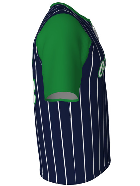 Quick Ship - "Heritage" Custom Sublimated 2 Button Baseball Jersey