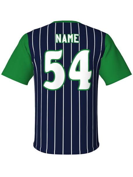 Quick Ship - "Heritage" Custom Sublimated 2 Button Baseball Jersey