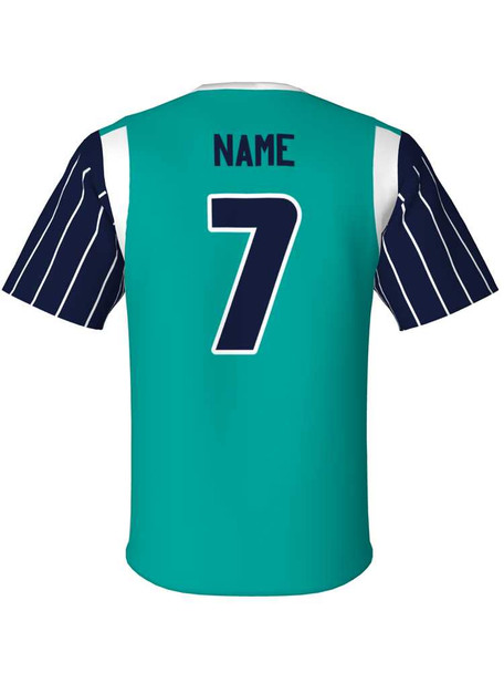 Quick Ship - "Pop Fly" Custom Sublimated 2 Button Baseball Jersey Quick Ship Jerseys - 5 Days All Sports Uniforms