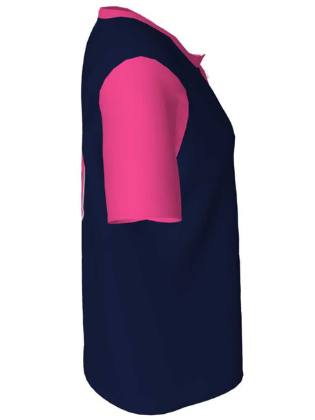 Quick Ship - "Change Up" Custom Sublimated 2 Button Softball Jersey Quick Ship Jerseys - 5 Days All Sports Uniforms