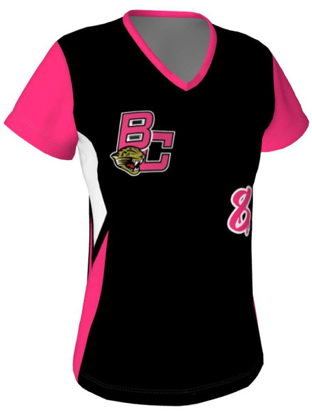 Quick Ship - "Windmill" Custom Sublimated Cap Sleeve Softball Jersey Quick Ship Jerseys - 5 Days All Sports Uniforms