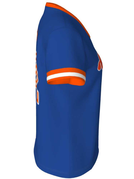 Quick Ship - "Slugger 2" Custom Sublimated Cap Sleeve Softball Jersey Quick Ship Jerseys - 5 Days All Sports Uniforms