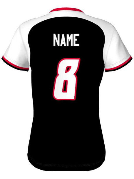 Quick Ship - "Safe" Custom Sublimated Cap Sleeve Softball Jersey Quick Ship Jerseys - 5 Days All Sports Uniforms