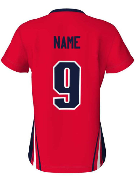 Quick Ship - "Corkscrew" Custom Sublimated Cap Sleeve Softball Jersey Quick Ship Jerseys - 5 Days All Sports Uniforms