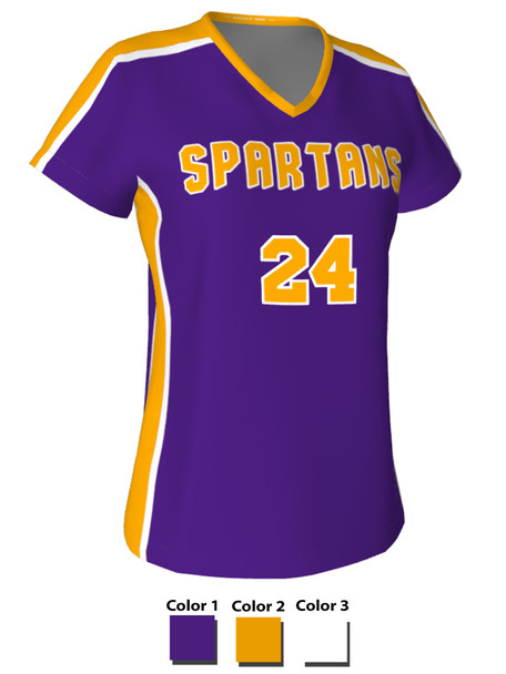 Quick Ship - Womens/Girls "Sideline 2" Custom Sublimated Soccer Jersey