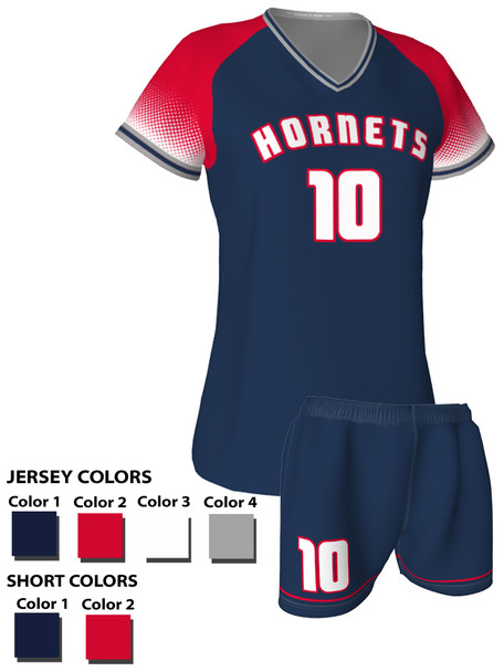 Quick Ship -Womens/Girls "Copa" Custom Sublimated Soccer Set