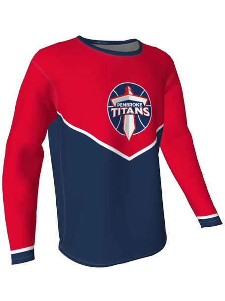 Quick Ship - Unisex "Defender" Custom Sublimated Shooting Shirt Long Sleeve Sublimated Shooting Shirts All Sports Uniforms