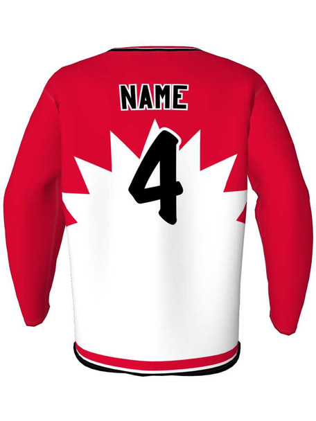 Quick Ship - Unisex "Toronto" Custom Sublimated Shooting Shirt Long Sleeve Sublimated Shooting Shirts All Sports Uniforms