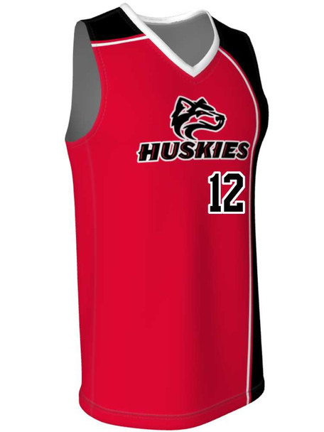Quick Ship - Adult/Youth "Hook Shot" Custom Sublimated Basketball Uniform Quick Ship Adult Non-Reversible Basketball All Sports Uniforms