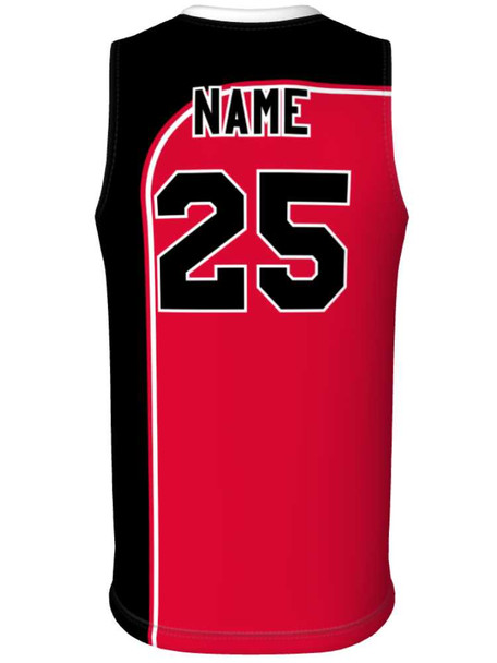 Quick Ship - Adult/Youth "Hook Shot" Custom Sublimated Basketball Uniform Quick Ship Adult Non-Reversible Basketball All Sports Uniforms