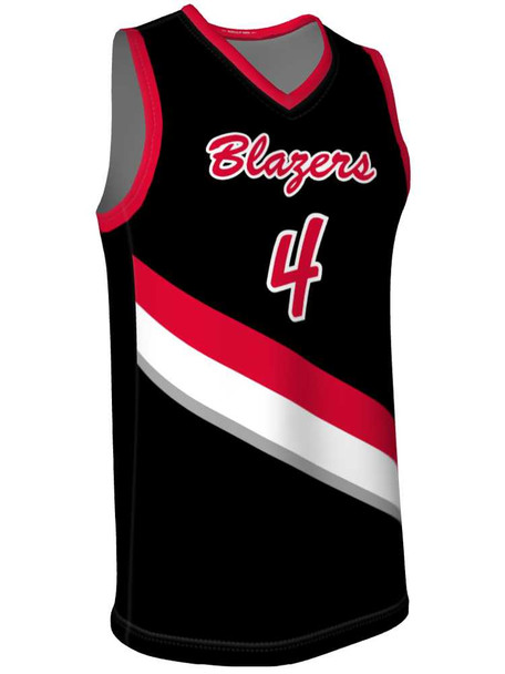 Quick Ship - Adult/Youth "Portland" Custom Sublimated Basketball Uniform Quick Ship Adult Non-Reversible Basketball All Sports Uniforms