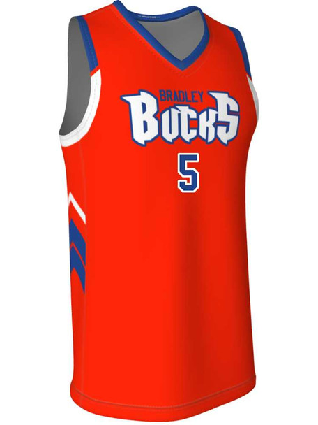 Quick Ship - Adult/Youth "Fast Break" Custom Sublimated Basketball Uniform Quick Ship Adult Non-Reversible Basketball All Sports Uniforms