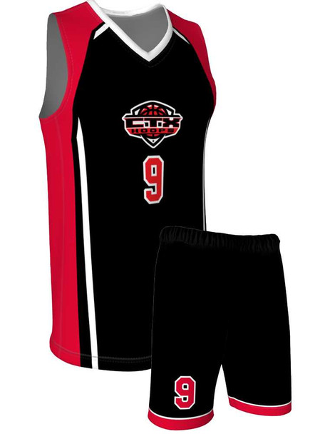 Quick Ship - Adult/Youth "In the Paint" Custom Sublimated Basketball Uniform Quick Ship Adult Non-Reversible Basketball All Sports Uniforms