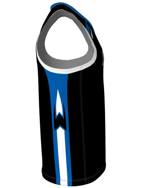 Quick Ship - Adult/Youth "Vertical" Custom Sublimated Basketball Uniform Quick Ship Adult Non-Reversible Basketball All Sports Uniforms