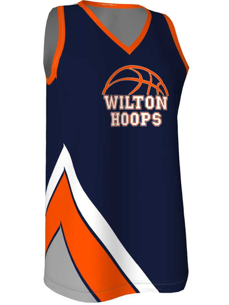 Quick Ship - Womens/Girls "Bank Shot" Custom Sublimated Basketball Uniform Quick Ship Womens Non-Reversible Basketball All Sports Uniforms