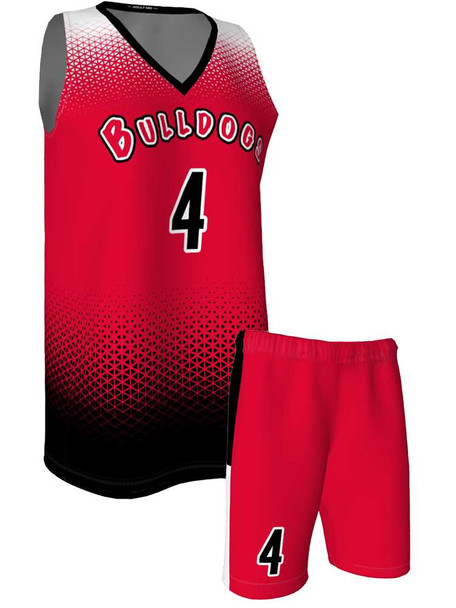 Quick Ship - Womens/Girls "Fadeaway" Custom Sublimated Basketball Uniform Quick Ship Womens Non-Reversible Basketball All Sports Uniforms