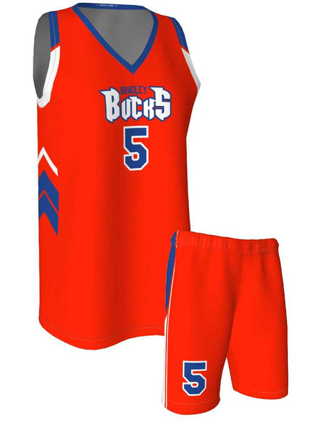 Quick Ship - Womens/Girls "Fast Break" Custom Sublimated Basketball Uniform Quick Ship Womens Non-Reversible Basketball All Sports Uniforms