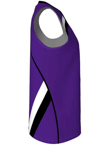 Quick Ship - Womens/Girls "Top of Key" Custom Sublimated Basketball Uniform Quick Ship Womens Non-Reversible Basketball All Sports Uniforms