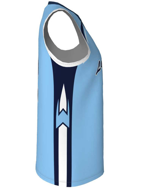 Quick Ship - Womens/Girls "Vertical" Custom Sublimated Basketball Uniform Quick Ship Womens Non-Reversible Basketball All Sports Uniforms