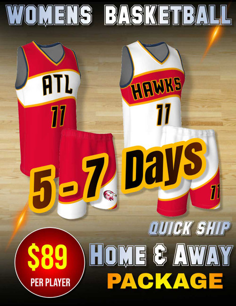 Quick Ship - Womens/Girls "Home & Away" Package Deal